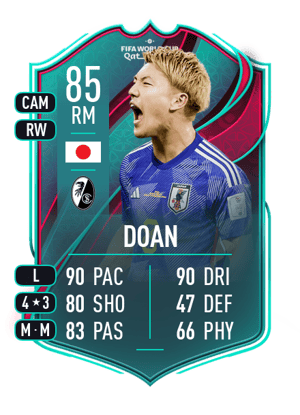 Doan - 85 - World Cup Team of the Tournament