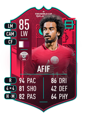 Afif - 85 - FIFA WC Path To Glory