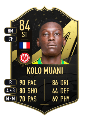 Kolo Muani - 84 - Team of the Week
