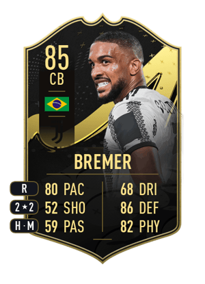 Bremer - 85 - Team of the Week