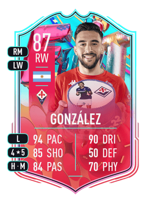 González - 87 - FUT Birthday
