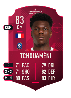 Tchouaméni - 83 - World Cup Player