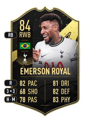 Emerson Royal - 84 - Team of the Week
