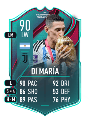 Di María - 90 - World Cup Team of the Tournament