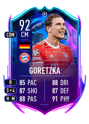 Goretzka - 92 - UCL ROAD TO THE FINAL