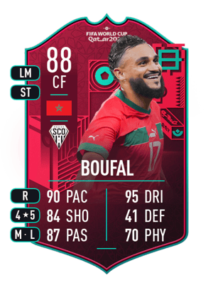 Boufal - 88 - FIFA WC Path To Glory