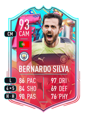 Bernardo Silva - 93 - FUT Birthday