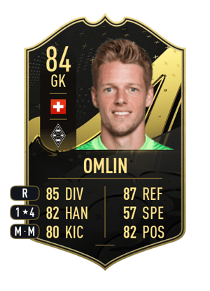 Omlin - 84 - Team of the Week