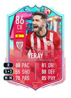 Yeray - 86 - FUT Birthday