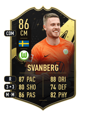 Svanberg - 86 - Team of the Week