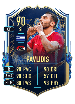Pavlidis - 90 - Team of the Season