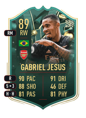 Gabriel Jesus - 89 - WINTER WILDCARDS