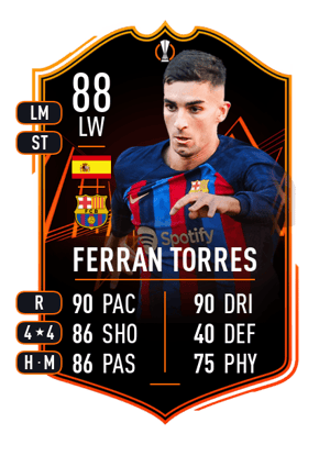Ferran Torres - 88 - UEL Road to the Final