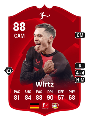 Wirtz - 88 - POTM Bundesliga