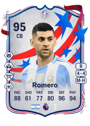 Romero - 95 - Copa América Team of the Tournament