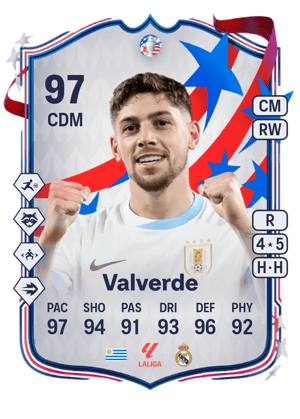 Valverde - 97 - Copa América Team of the Tournament