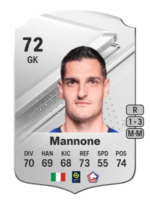 Mannone - 72 - Rare