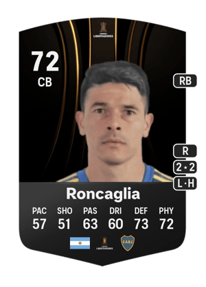 Roncaglia - 72 - CONMEBOL Libertadores