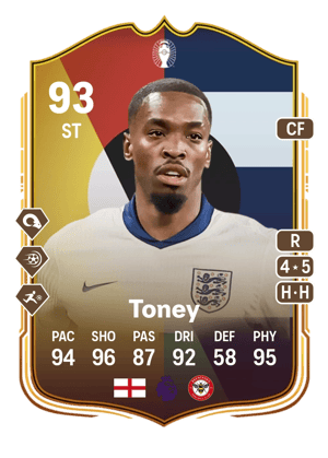 Toney - 93 - UEFA EURO Make Your Mark Plus