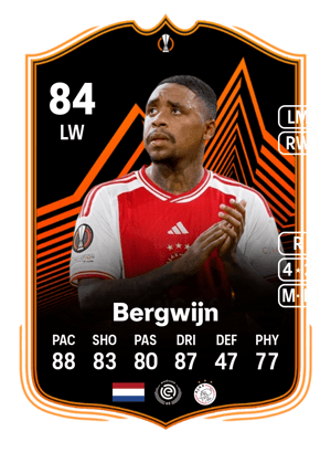 Bergwijn - 84 - UEL Road to the Knockouts