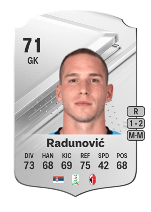 Radunović - 71 - Rare