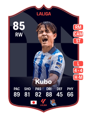 Kubo - 85 - POTM LALIGA EA SPORTS