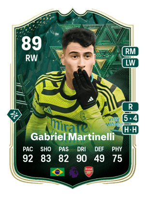 Gabriel Martinelli - 89 - Winter Wildcards