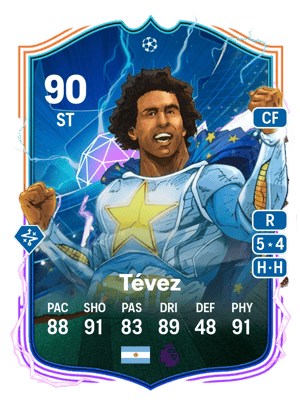 Tévez - 90 - UEFA Heroes (Mens)