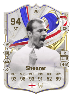 Shearer - 94 - Greats of the Game Icon