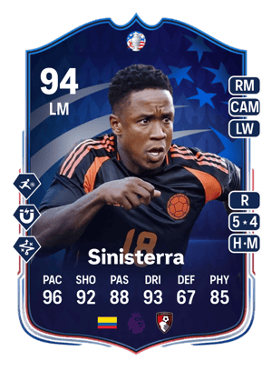 Sinisterra - 94 - Copa América Make Your Mark Plus