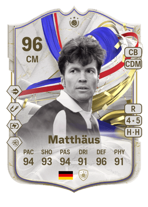 Matthäus - 96 - Greats of the Game Icon