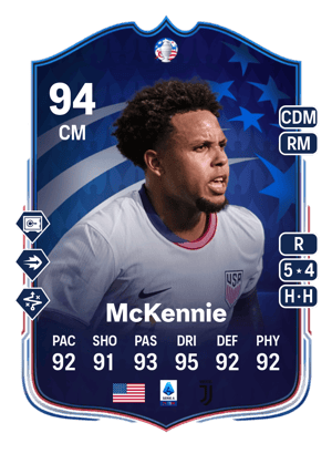 McKennie - 94 - Copa América Make Your Mark Plus