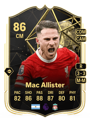 Mac Allister - 86 - Team of the Week