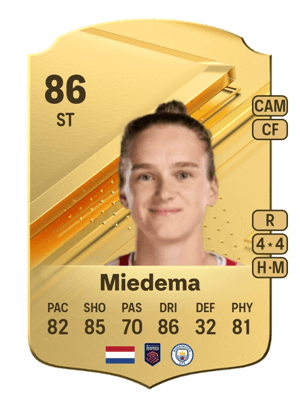 Miedema - 86 - Rare