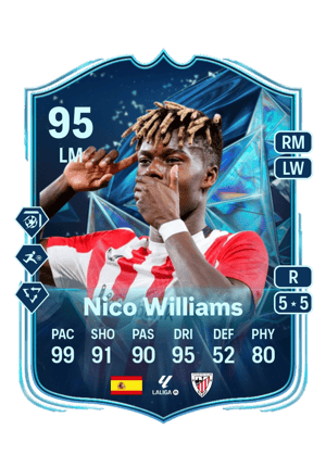 Nico Williams - 95 - TOTS Honourable Mentions