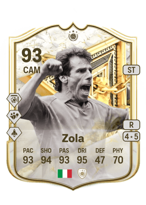 Zola - 93 - FUT Immortals Icon