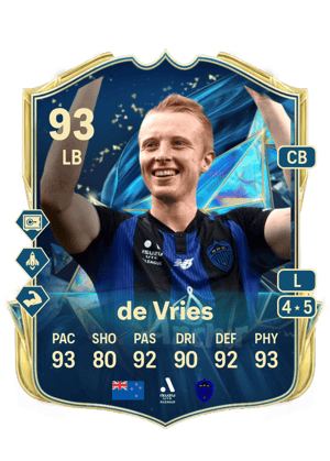 de Vries - 93 - TEAM OF THE SEASON