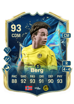 Berg - 93 - TEAM OF THE SEASON