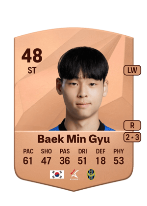 Baek Min Gyu