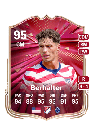Berhalter - 95 - Festival of Football: National Pride Red