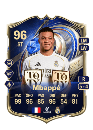 Mbappé - 96 - TEAM OF THE YEAR