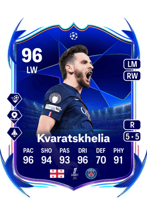 Kvaratskhelia - 96 - UEFA Champions League Road to the Final