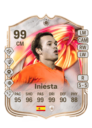 Iniesta - 99 - FUTTIES ICON