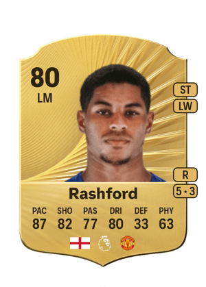 Rashford - 80 - Rare
