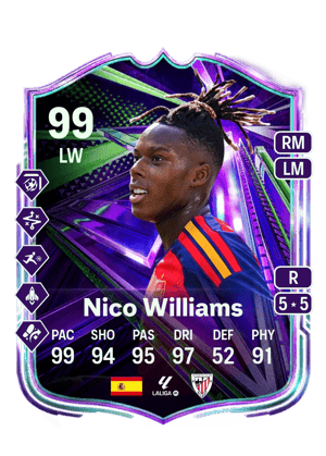 Nico Williams - 99 - Summer Stars Tournament Winners
