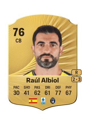 Raúl Albiol - 76 - Rare