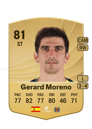 Gerard Moreno - 81 - Common
