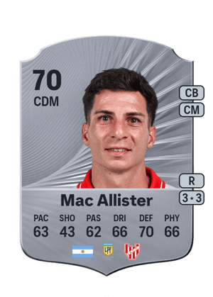 Mac Allister - 70 - Rare
