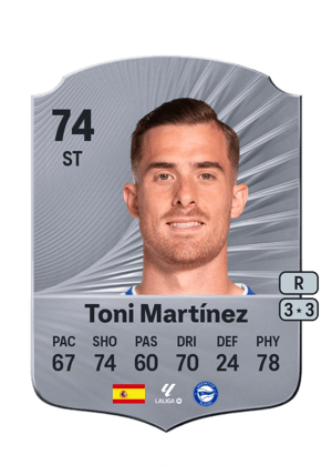 Toni Martínez - 74 - Rare