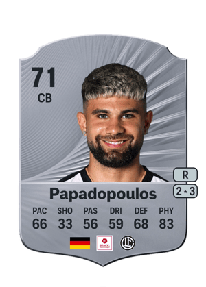 Papadopoulos - 71 - Rare